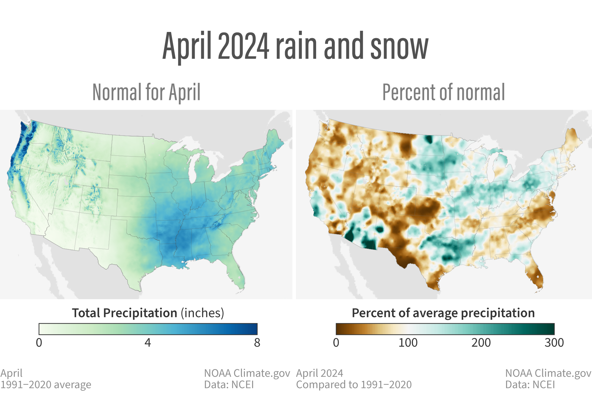 U.S. Climate Summary For April 2024 | NOAA Climate.gov