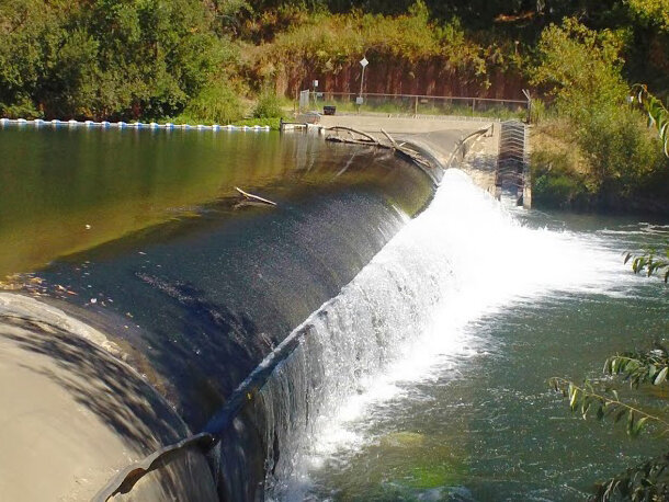 Russian River dam