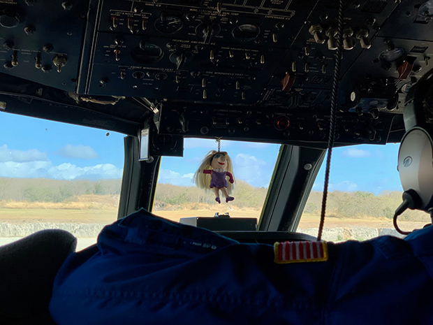 Miss Piggy aircraft cockpit