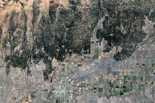 Map image for Climate context of the February 2024 megafire outbreak in Texas