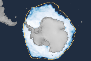 Map image for 2024 Antarctic sea ice winter maximum second lowest on record