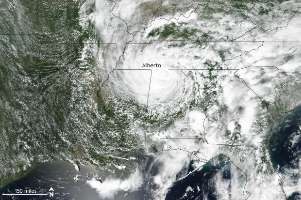 Subtropical storm Alberto